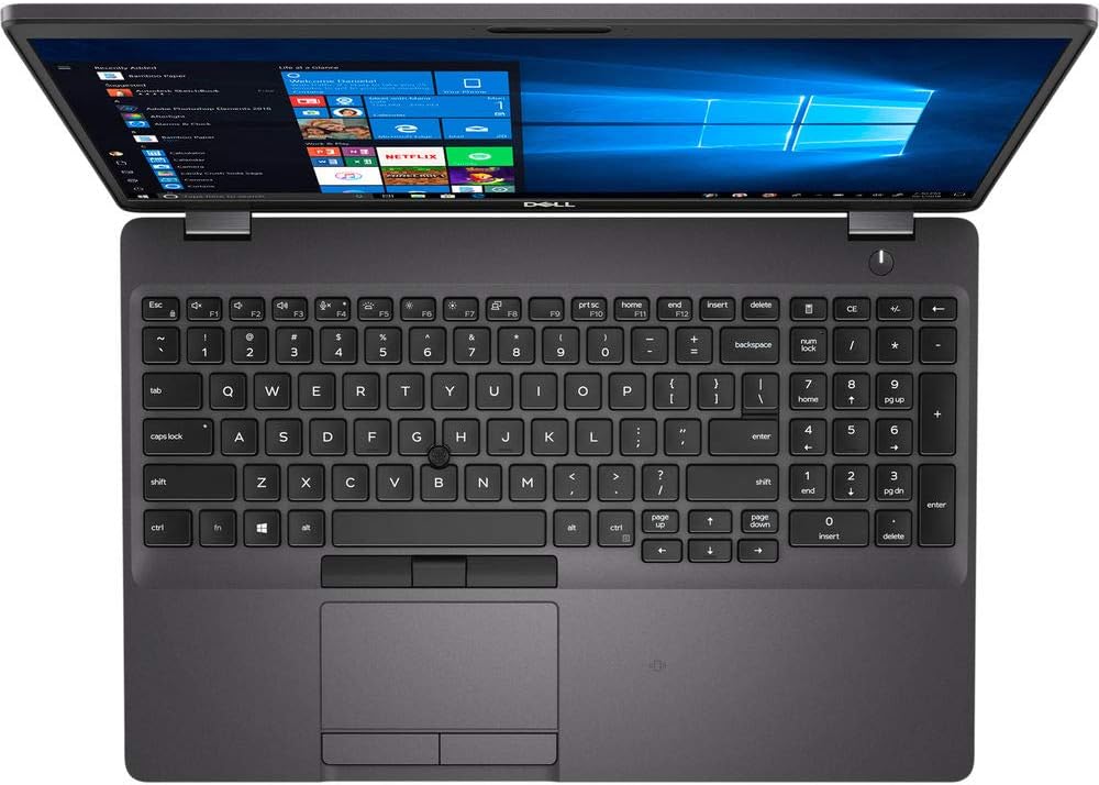 Dluxe Ave. Dell Latitude 5500 Home and Business Laptop Intel i5-8265U 4-Core 8GB RAM 256GB PCIe SSD Intel HD 620 15.6" Full HD 1920x1080 Fingerprint WiFi Bluetooth Webcam 3xUSB 3.1 Win 10 Pro (Renewed)