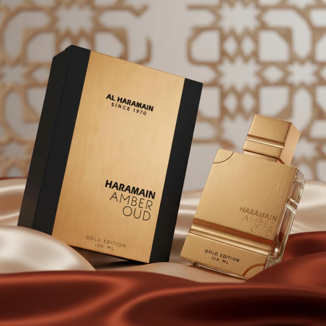 Dluxe Ave. Al Harmain Amber Oud Gold Edition Eau de Parfum Spray 4 Ounce