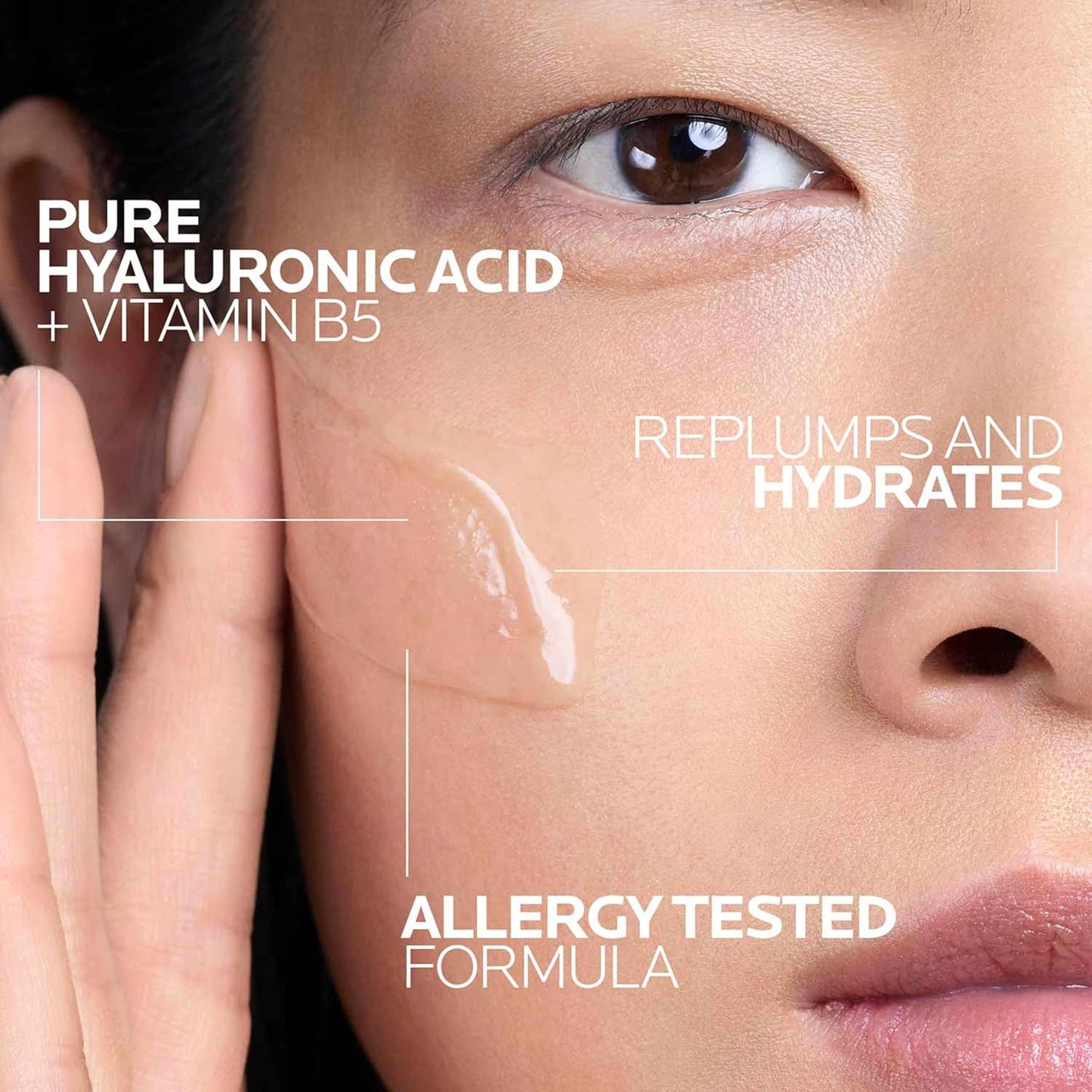 Dluxe Ave. La Roche-Posay Hyalu B5 Pure Hyaluronic Acid Serum for Face with Vitamin B5 Anti-Aging Serum for Fine Lines and Wrinkles Plumps and Repairs Dry Skin Safe on Sensitive Skin