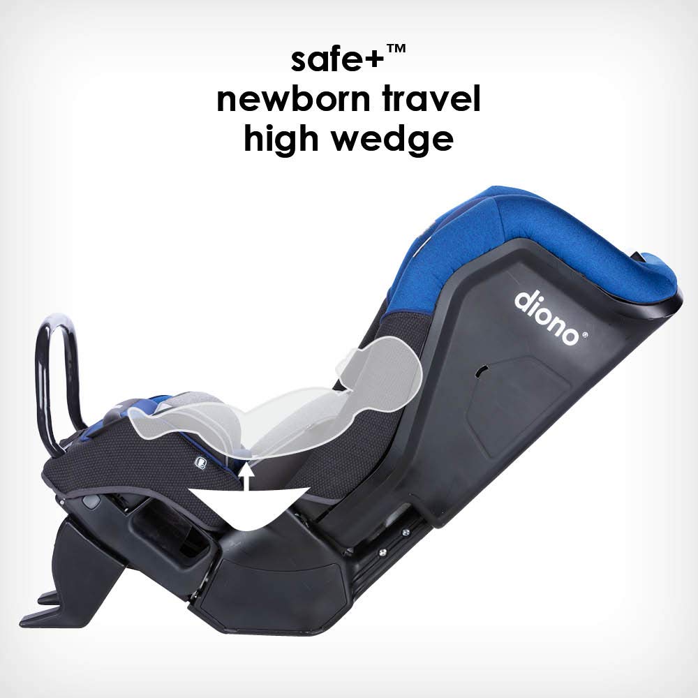 Dluxe Ave. 4-in-1 Rear & Forward Facing Convertible Car Seat Safe/ Gray Slate