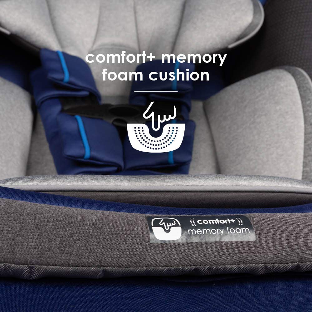 Dluxe Ave. 4-in-1 Rear & Forward Facing Convertible Car Seat Safe/ Gray Slate