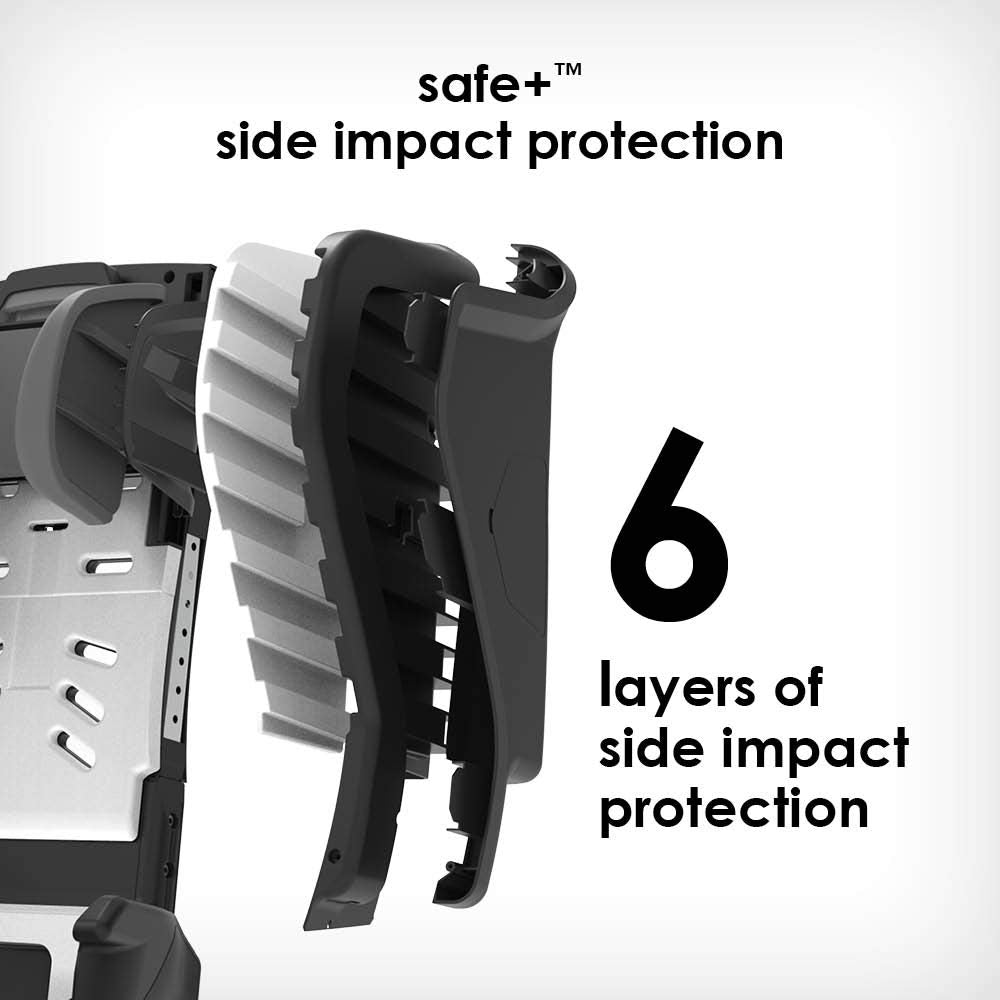 Dluxe Ave. 4-in-1 Rear & Forward Facing Convertible Car Seat Safe/ Gray Slate
