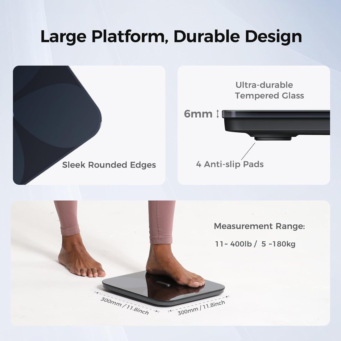 Dluxe Ave. Yunmai Smart Scale with BMI Body Fat Muscle Mass Body Weight