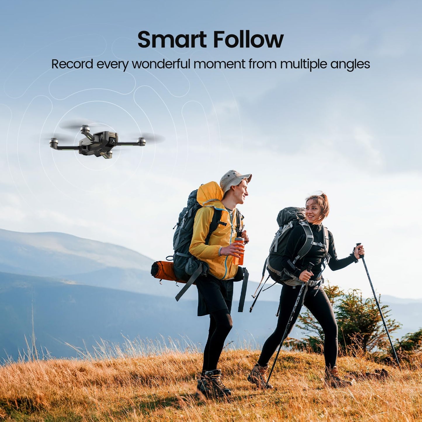 Dluxe Ave. Drones with Camera for Adults/ 4K Integrated/ 46 Min Flight Time