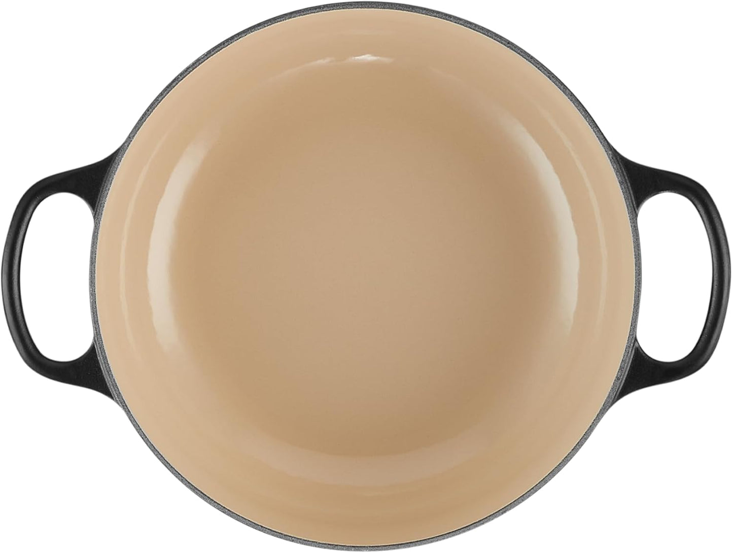 Dluxe Ave. ( Limited Edition) Enameled Cast Iron Signature Sauteuse Oven 3.5 qt. Licorice