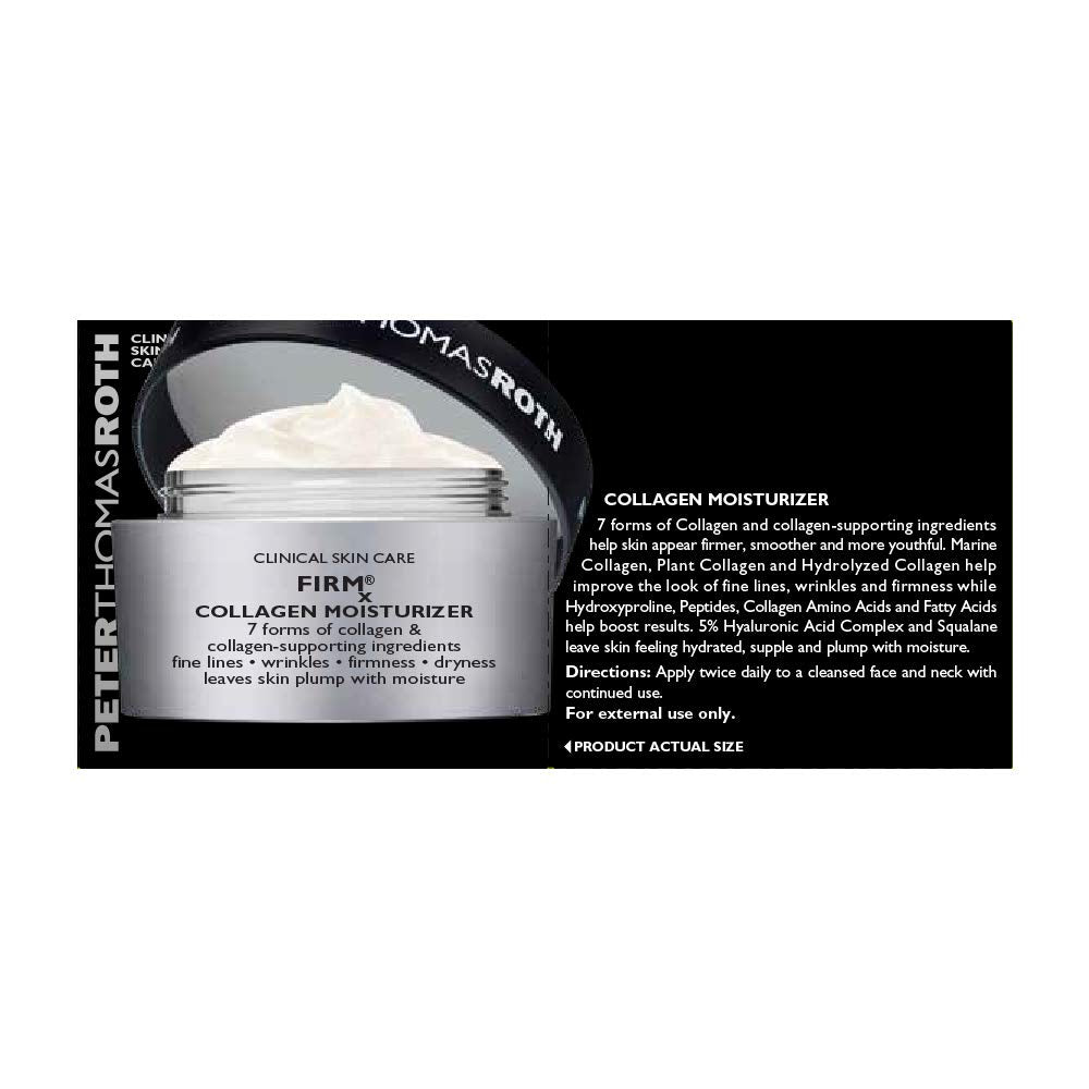 Dluxe Ave. Peter Thomas Roth | Firmx Collagen Moisturizer | Face Cream With Collagen Collagen Skin Cream Firming Face Cream 1.7 Oz