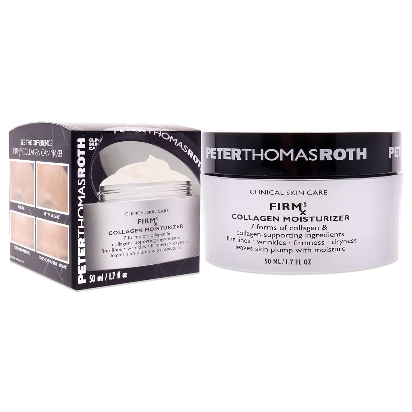 Dluxe Ave. Peter Thomas Roth | Firmx Collagen Moisturizer | Face Cream With Collagen Collagen Skin Cream Firming Face Cream 1.7 Oz
