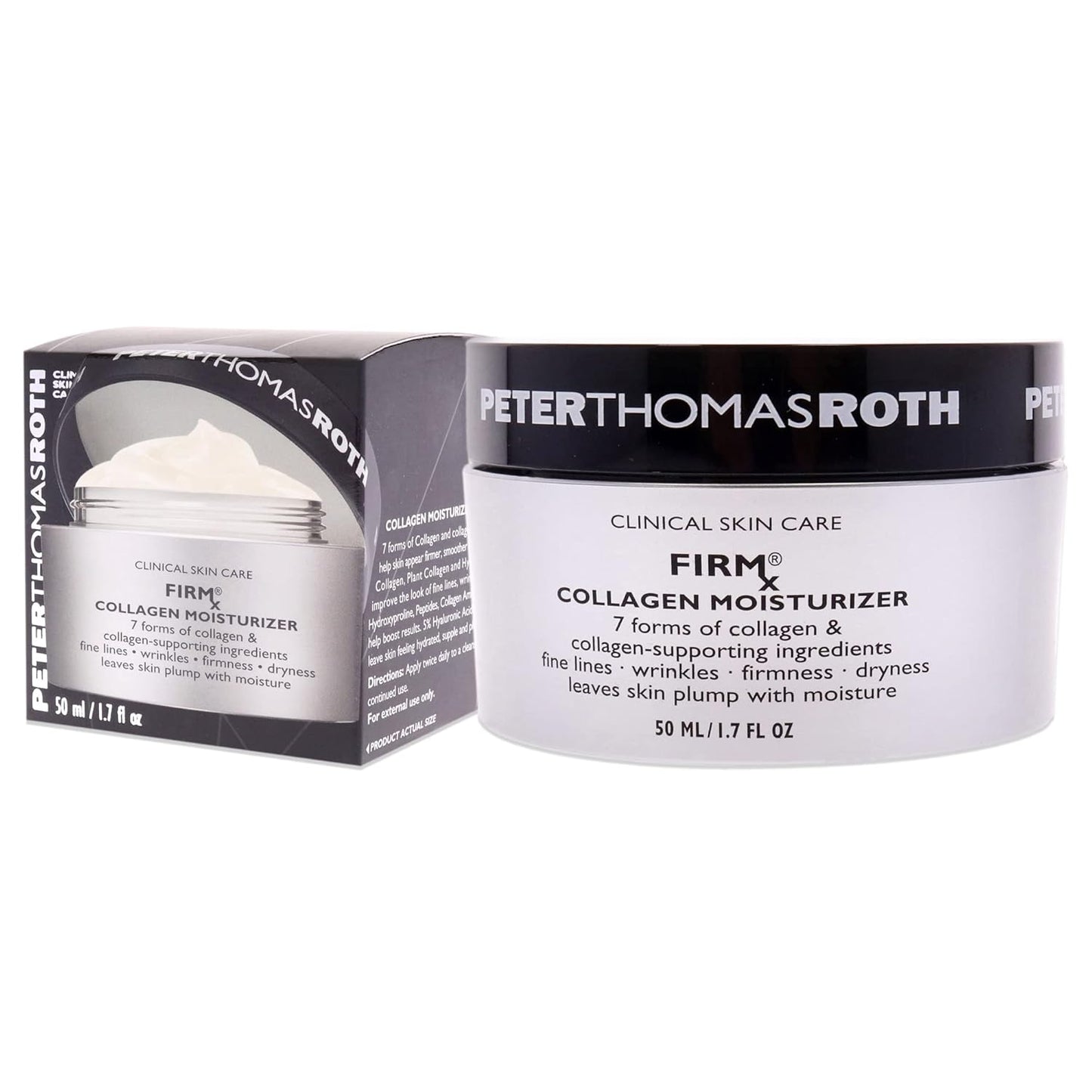 Dluxe Ave. Peter Thomas Roth | Firmx Collagen Moisturizer | Face Cream With Collagen Collagen Skin Cream Firming Face Cream 1.7 Oz