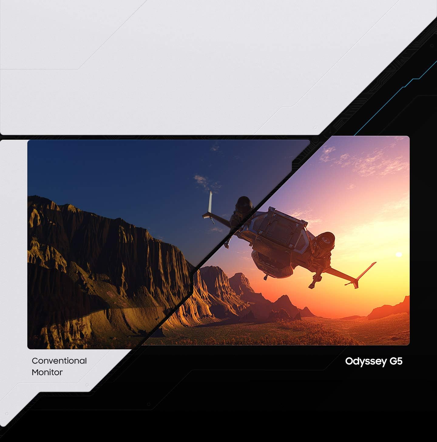 Dluxe Ave. Samsung 32” Odyssey G5 Gaming Monitor WQHD (2560x1440) 144Hz