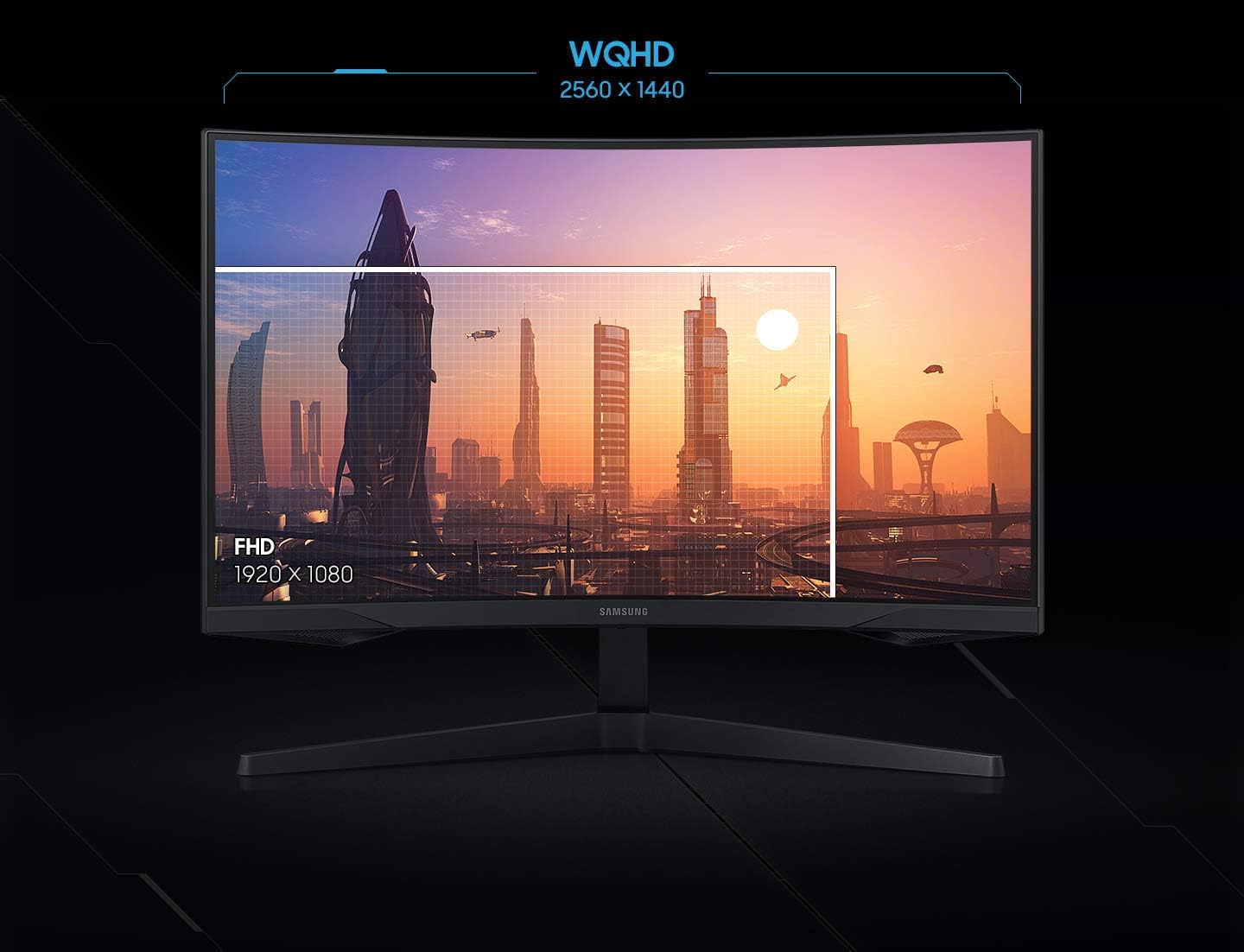Dluxe Ave. Samsung 32” Odyssey G5 Gaming Monitor WQHD (2560x1440) 144Hz