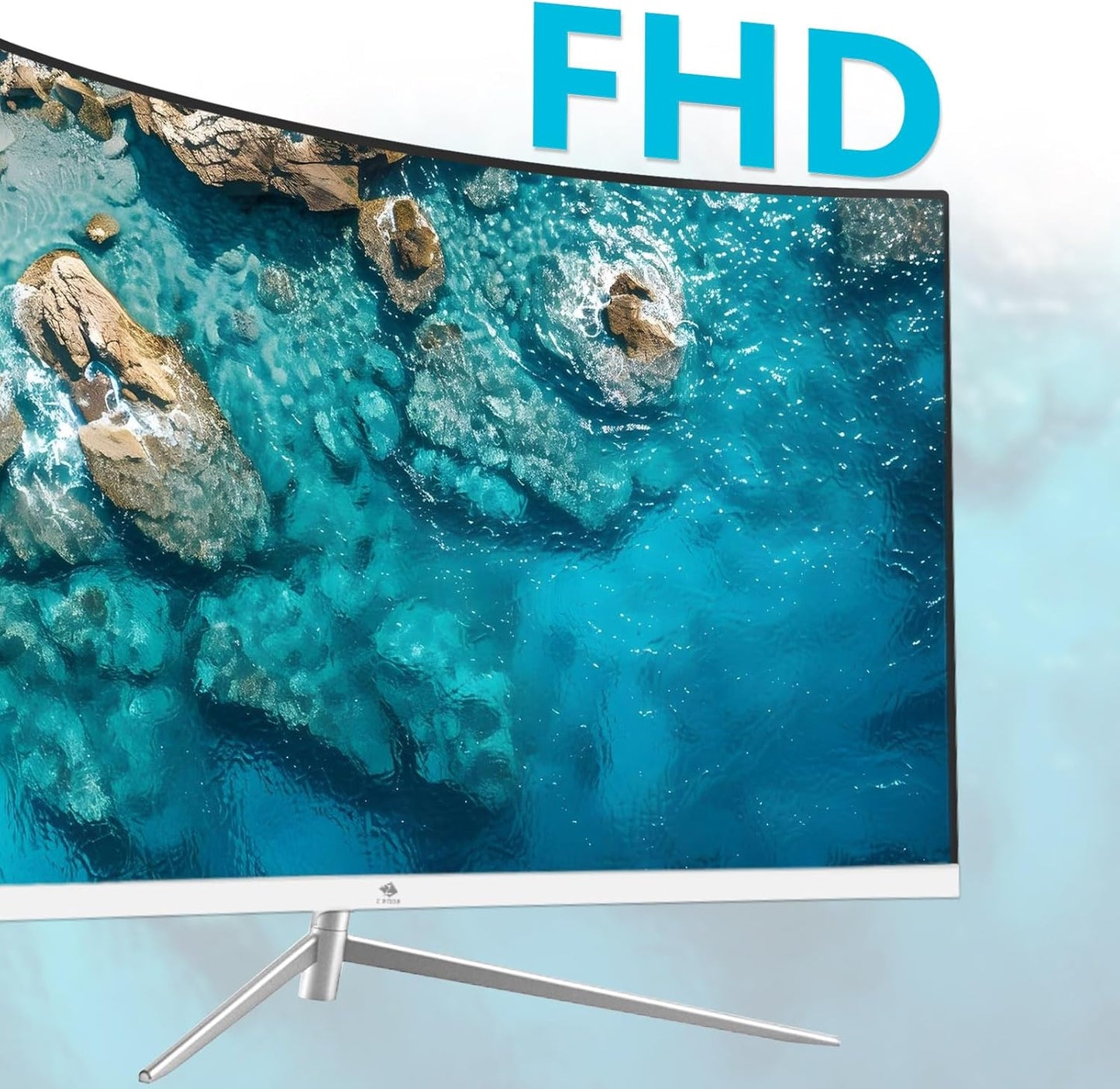 Dluxe Ave. Z-Edge 27-inch Curved Gaming Monitor Full HD 1080P 1920x1080 LED Backlight Monitor with 100Hz Refresh Rate and Eye-Care Technology 178° Wide View Angle VGA+HDMI