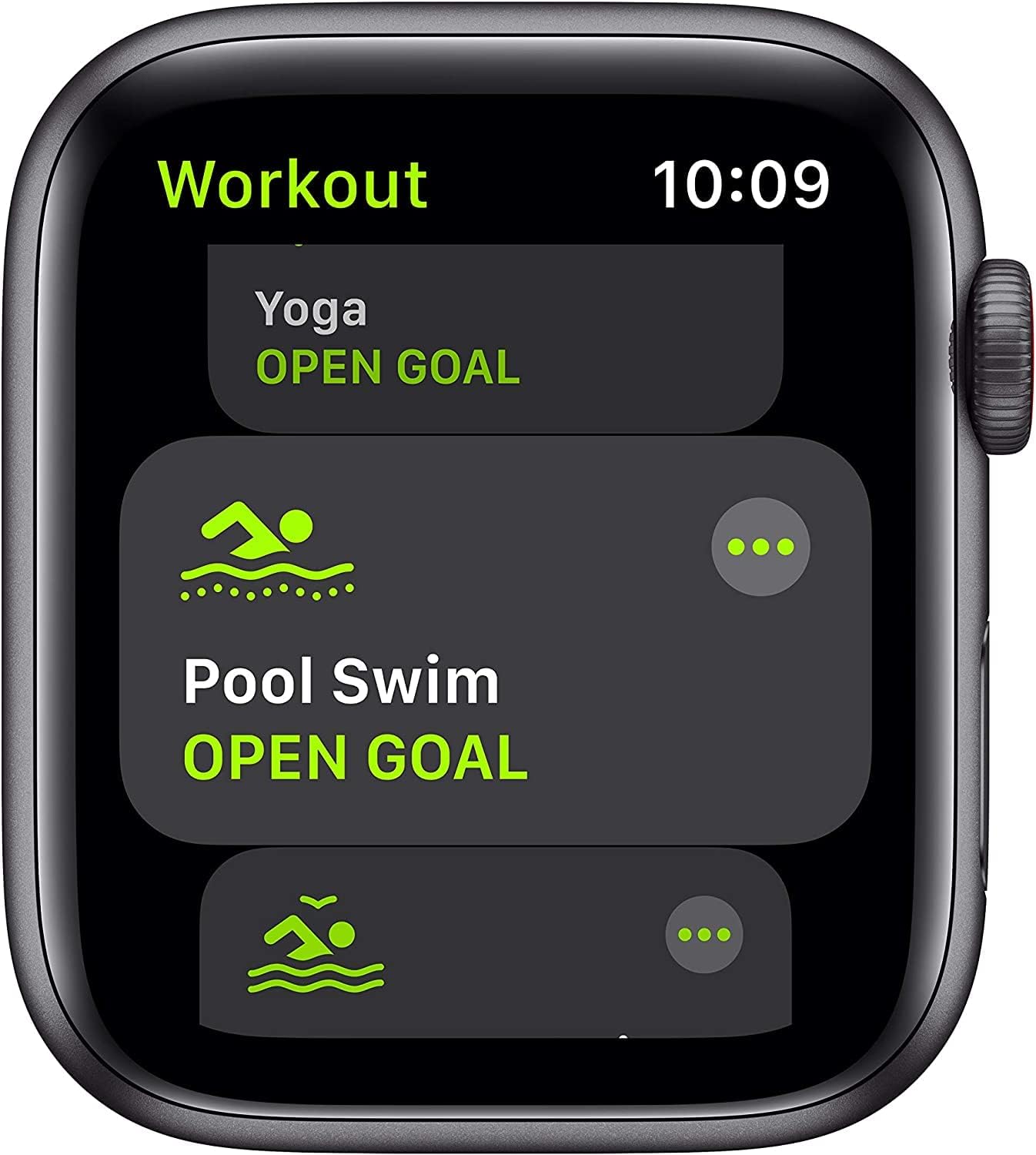 Dluxe Ave. Apple Watch SE (GPS 40mm) - Space Gray Aluminum Case with Black Sport Band (Renewed)