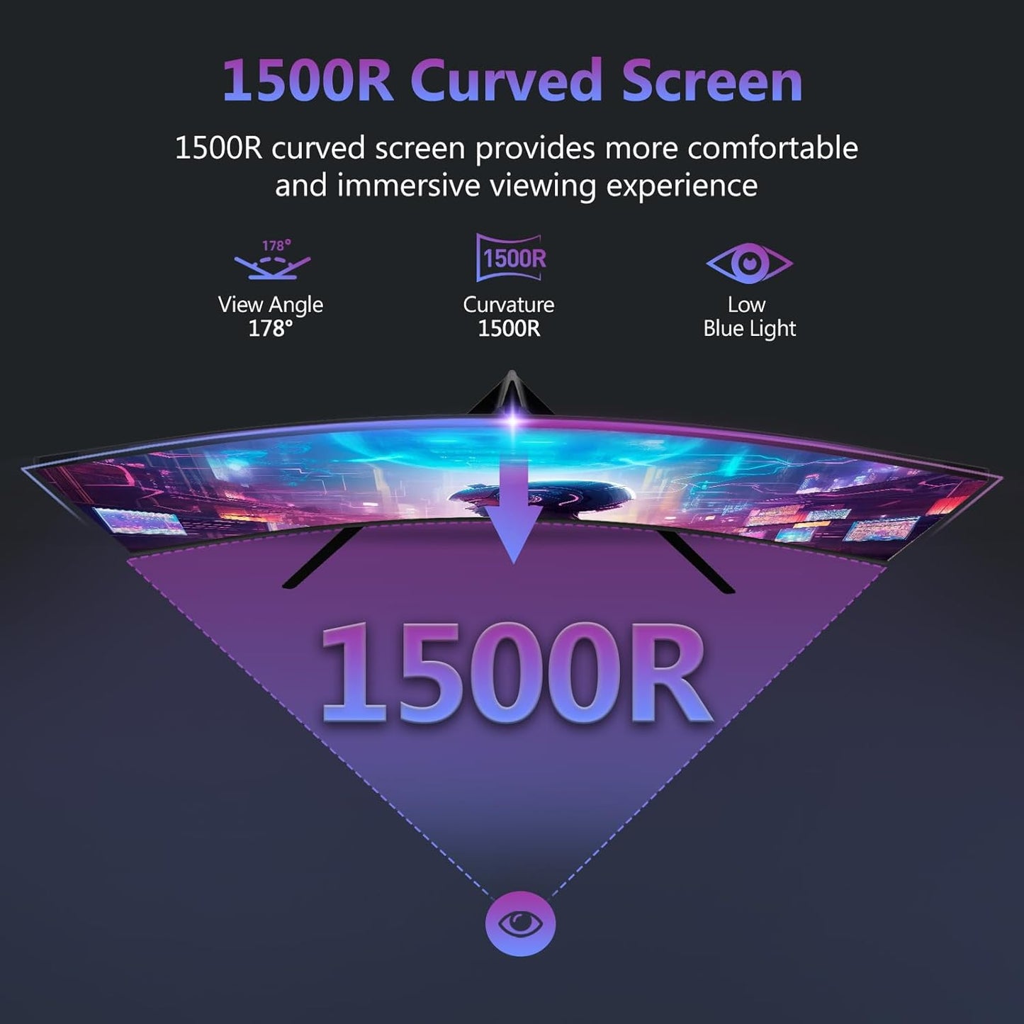 Dluxe Ave. Z-Edge UG27 27-inch Curved Gaming Monitor 16:9 1920x1080 200Hz 1ms