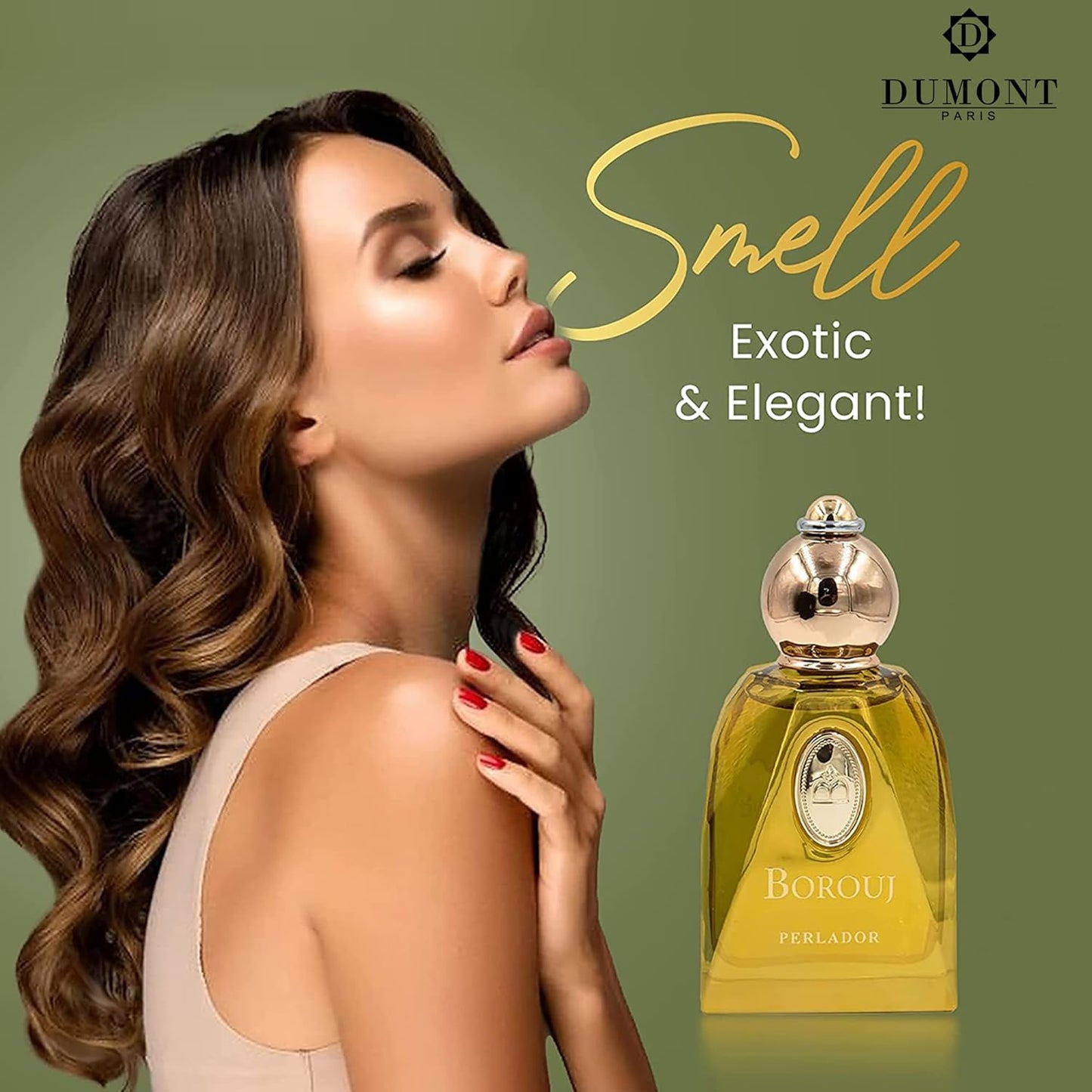 Dluxe Ave. Dumont BOROUJ PERLADOR - 85ml - Unisex Perfume for Men & Women - Arab Inspired Fragrance with Musky Notes - Long Lasting Cologne Mist & Body Spray - for Him & Her