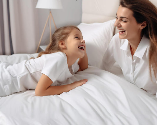 Dluxe Ave. ( FULL ) 3 Pcs {Duvet Cover} Set, with Deep Pocket Fitted Sheet/ White
