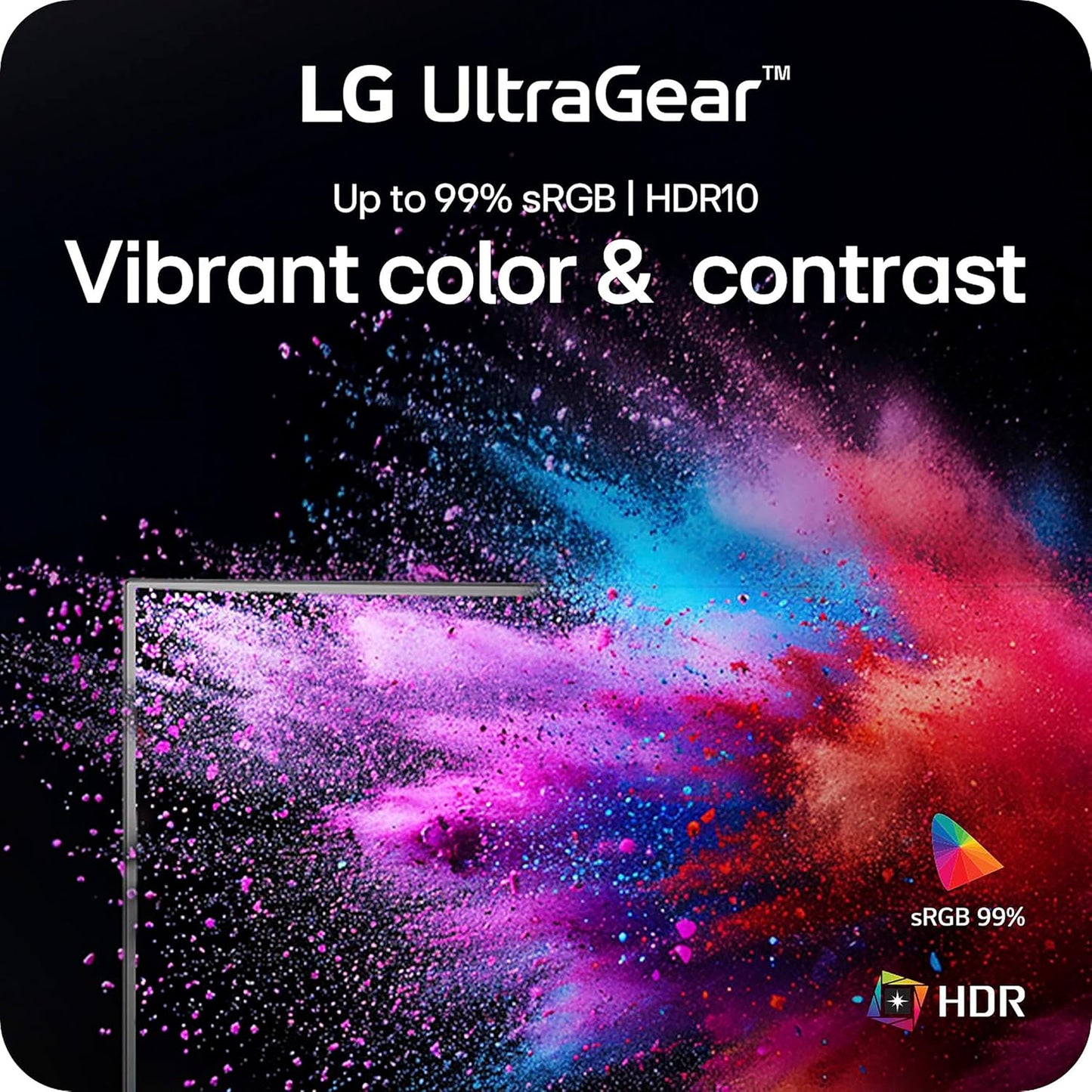 Dluxe Ave. LG 24GN650-B Ultragear Gaming Monitor 24” FHD (1920 x 1080) IPS Display 144Hz