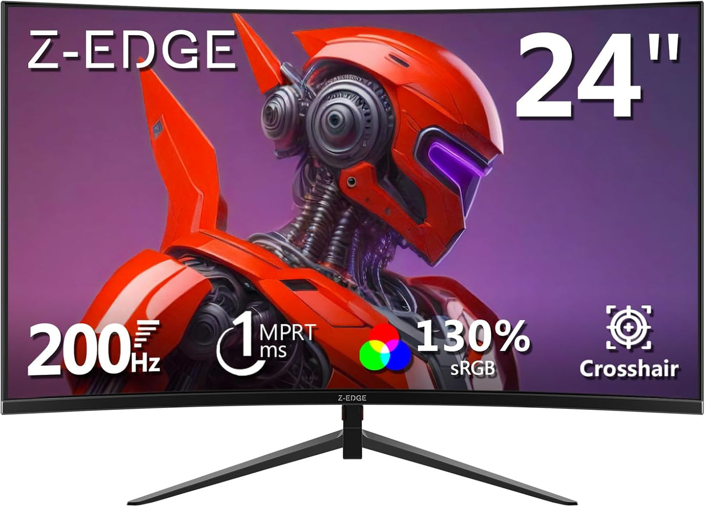 Dluxe Ave. Z-Edge 24-inch Curved Gaming Monitor 180Hz