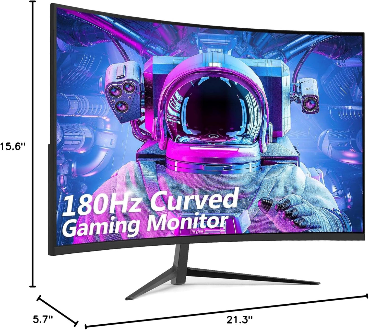 Dluxe Ave. Z-Edge 24-inch Curved Gaming Monitor 180Hz