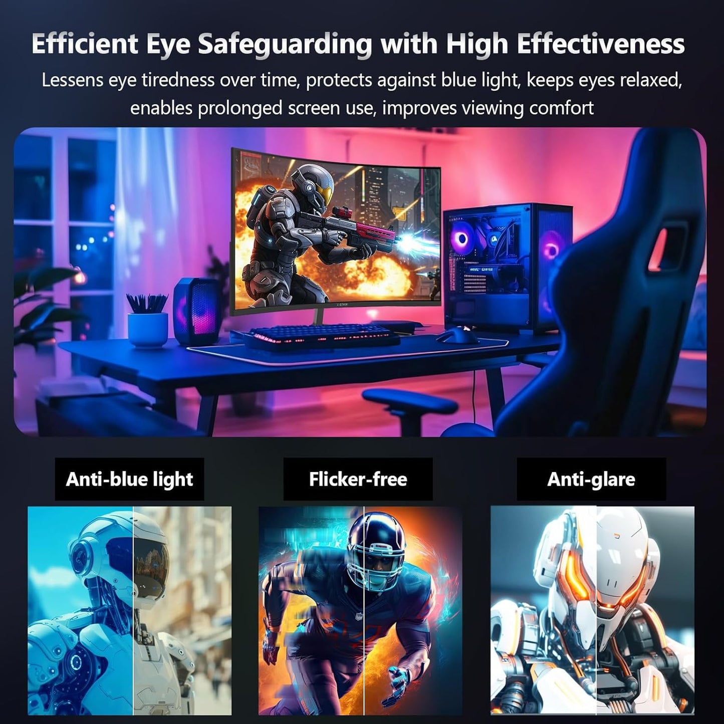 Dluxe Ave. Z-Edge 24-inch Curved Gaming Monitor 180Hz