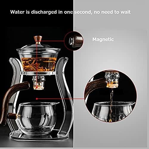 Dluxe Ave.Glass Teapot Set/ Semi Automatic Drip (Crystal)