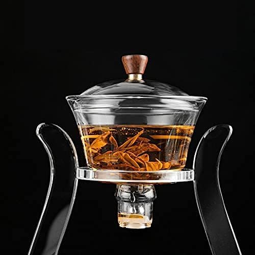 Dluxe Ave.Glass Teapot Set/ Semi Automatic Drip (Crystal)
