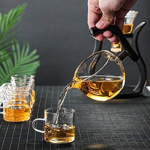 Dluxe Ave.Glass Teapot Set/ Semi Automatic Drip (Crystal)