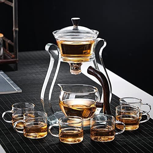 Dluxe Ave.Glass Teapot Set/ Semi Automatic Drip (Crystal)