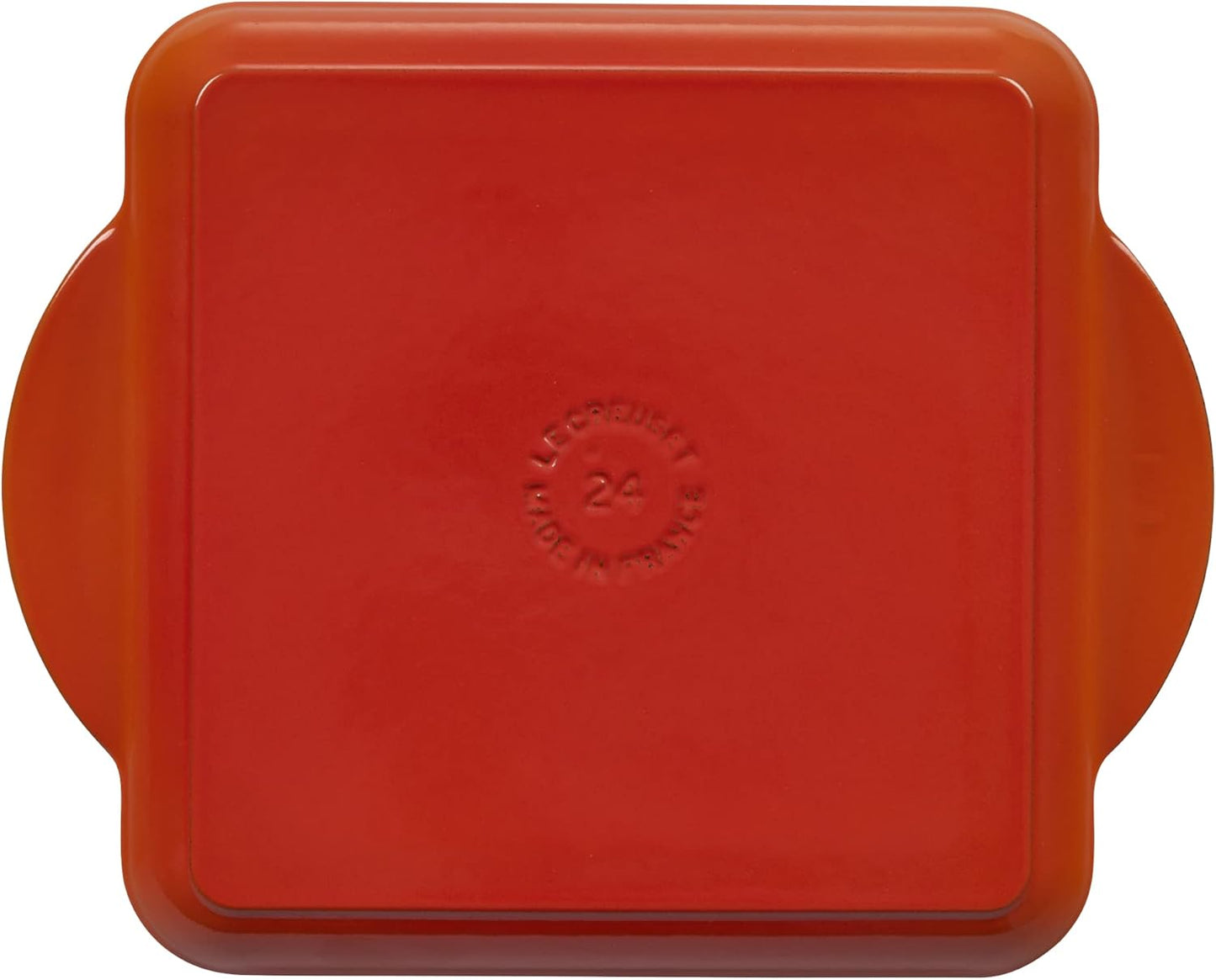 Dluxe Ave. ( Limited Edition)  Enamaled Cast Iron Square Griddle 9.5" (Flame)