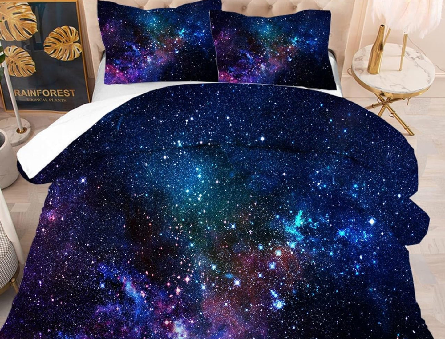 Dluxe Ave. ( TWIN ) 2 Pcs 3D Comforter Set