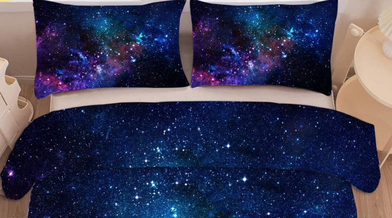 Dluxe Ave. ( TWIN ) 2 Pcs 3D Comforter Set
