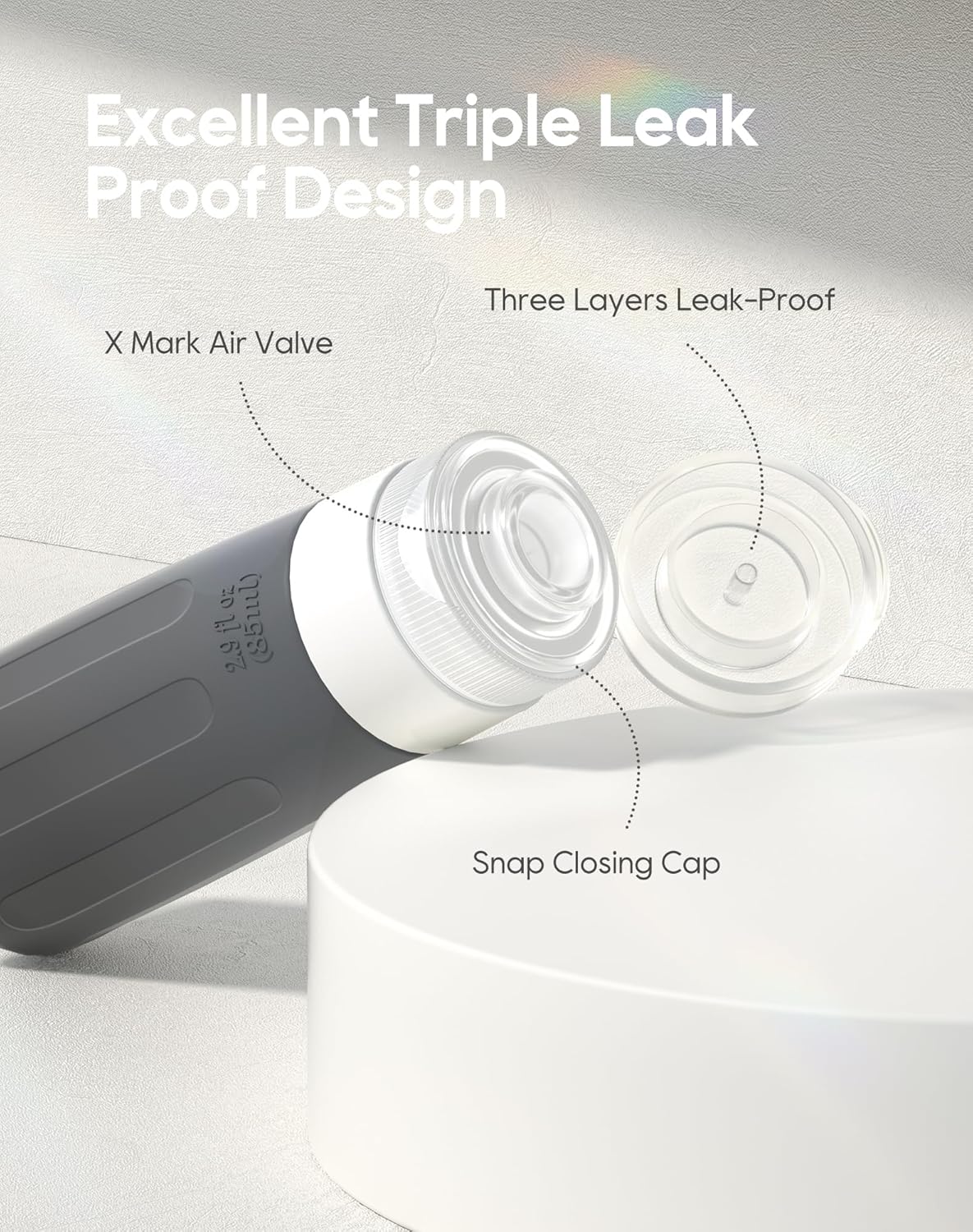 Dluxe Ave. 16 Pack Silicone Travel Bottles Set/ TSA Approved/ Refillable Accessories 2oz 3oz/ BPA Free