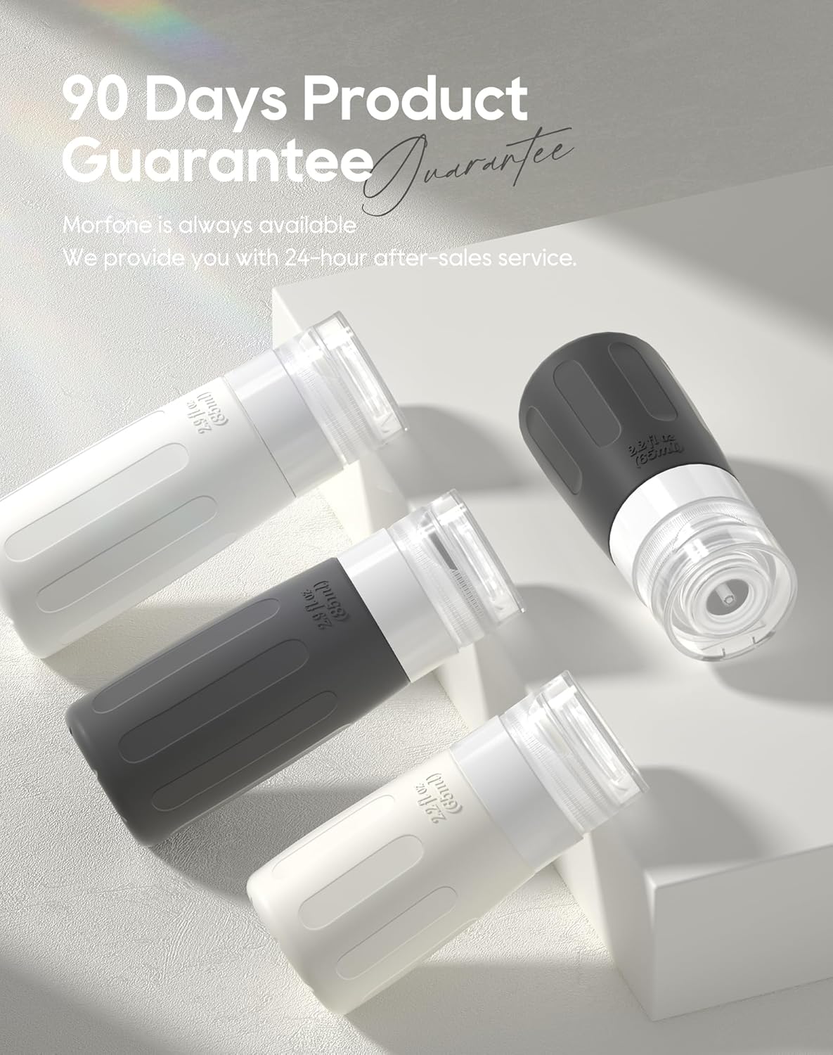 Dluxe Ave. 16 Pack Silicone Travel Bottles Set/ TSA Approved/ Refillable Accessories 2oz 3oz/ BPA Free