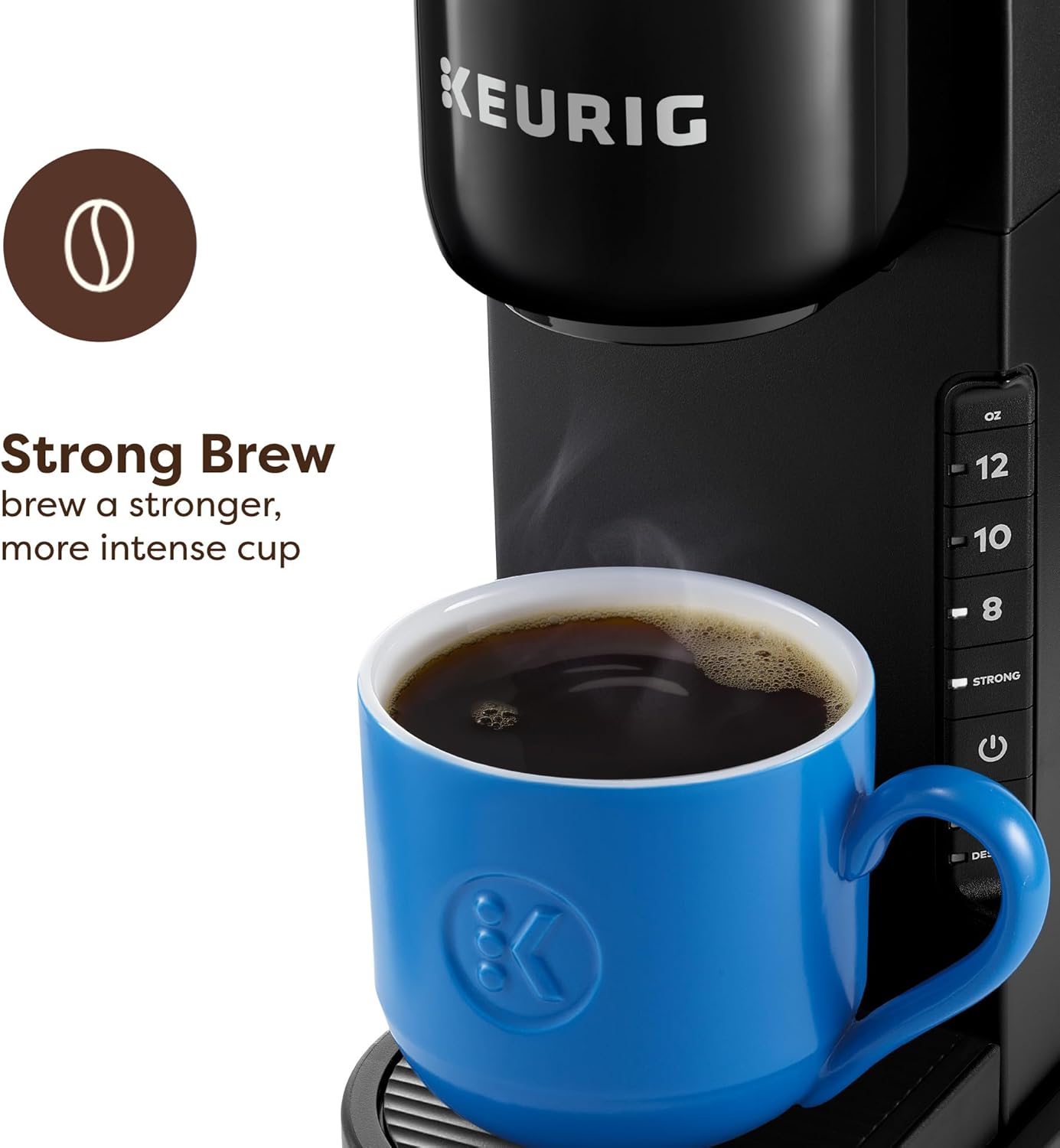 Dluxe Ave. Single Serve K-Cup Pod Coffee Maker/ 42oz Removable Reservoir/ Black