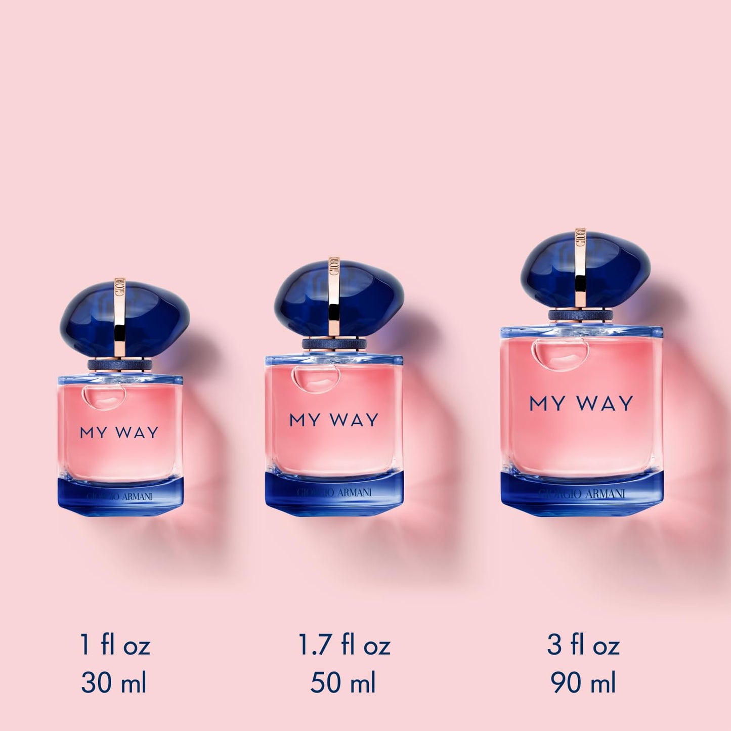 Dluxe Ave. Armani Beauty - My Way Intense - Eau de Parfum - Perfume for Women - Floral Woody & AmberyFragrance - Orange blossom Tuberose Sandalwood & Vanilla Notes - 3.0 FL Oz