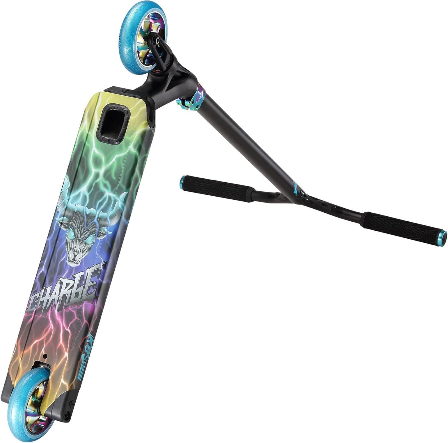 Dluxe Ave. Envy Scooters KOS S7 Pro Scooter - Charge - Pro Street Scooters for Intermediate to Advanced Stunt Scooter Riders. Top of line Street Scooter for Skate Park Youth and Adult Scooters