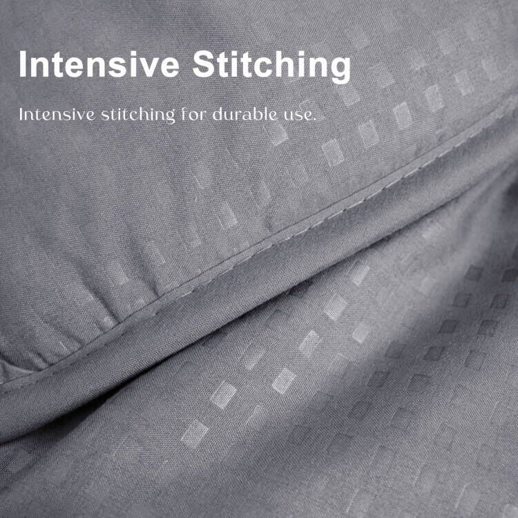 Dluxe Ave. ( TWIN ) Comforter {Duvet}All Season Down/ Grey