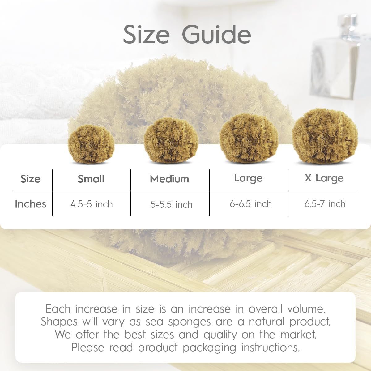 Dluxe Ave. Naroa Exfoliating Natural Sponge for Bathing | Bath Sea Sponge for Healthy Skin | Unbleached Shower Body Scrubber Puff | Eco Friendly Plastic Free Sponge (Exfoliate - Small)