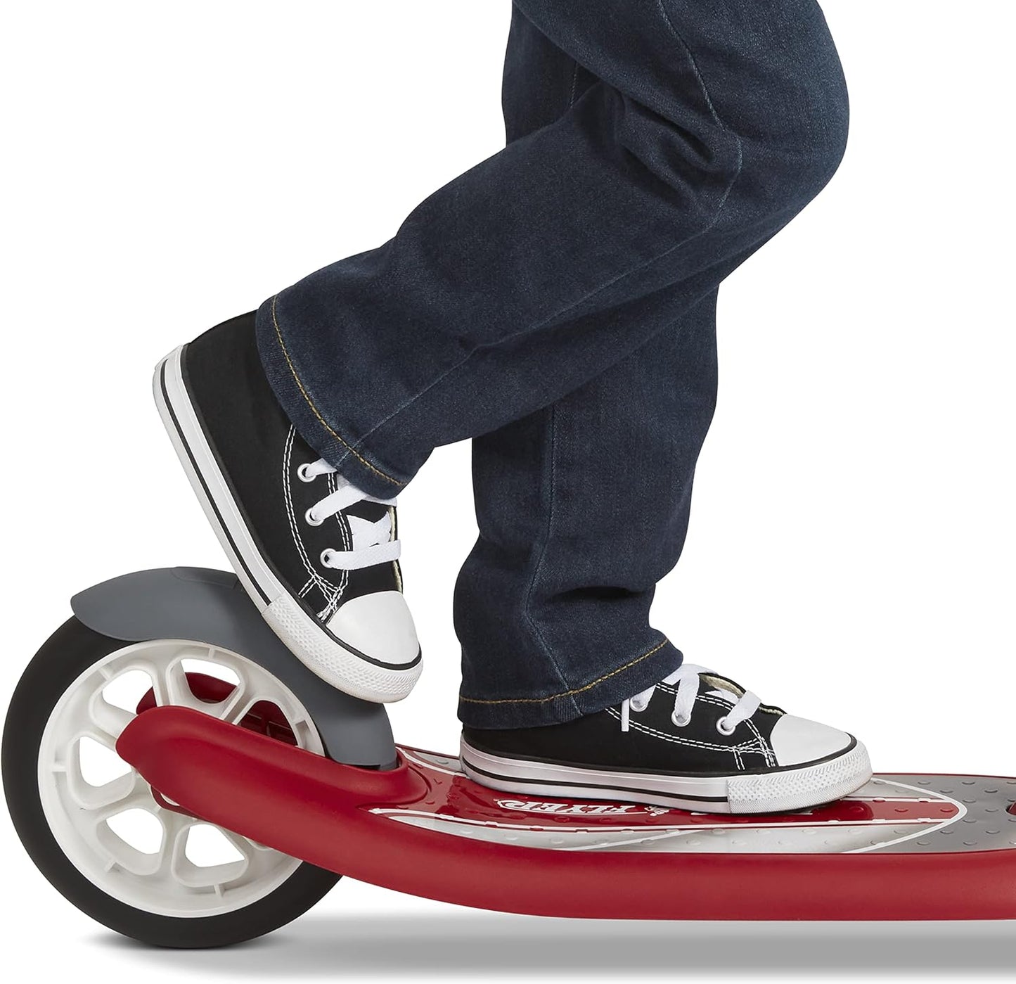 Dluxe Ave. Radio Flyer Kick and Glide Scooter 2 Wheel Scooter Red for Kids Ages 3-5 Years Old