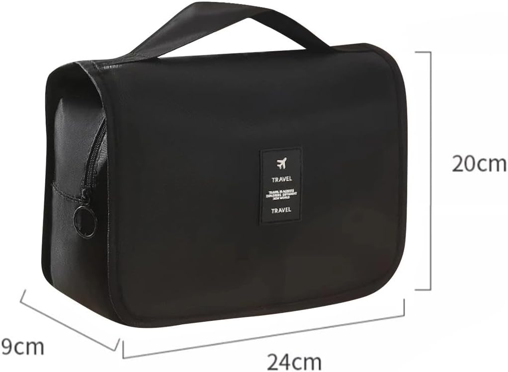 Dluxe Ave. Hanging Travel Toiletry Bag / (Black)