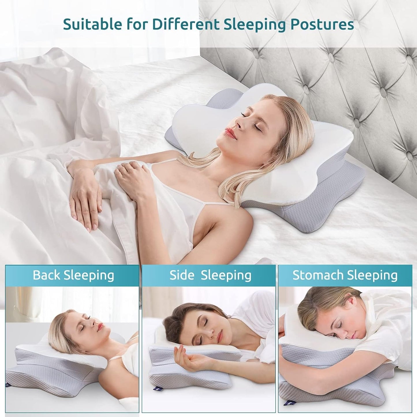 Dluxe Ave.  Cervical Pillow for Neck and Shoulder