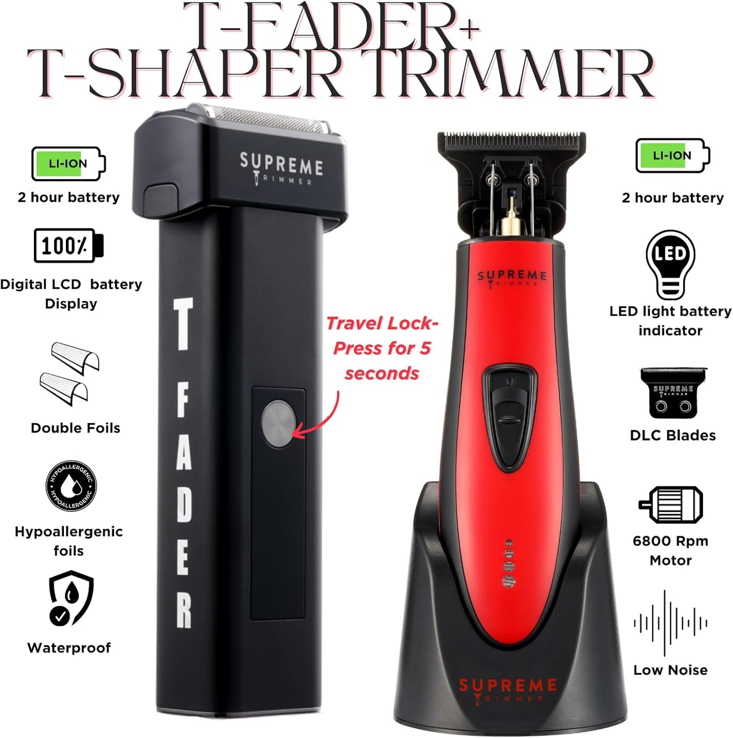Dluxe Ave. Trimmer Set/ Red