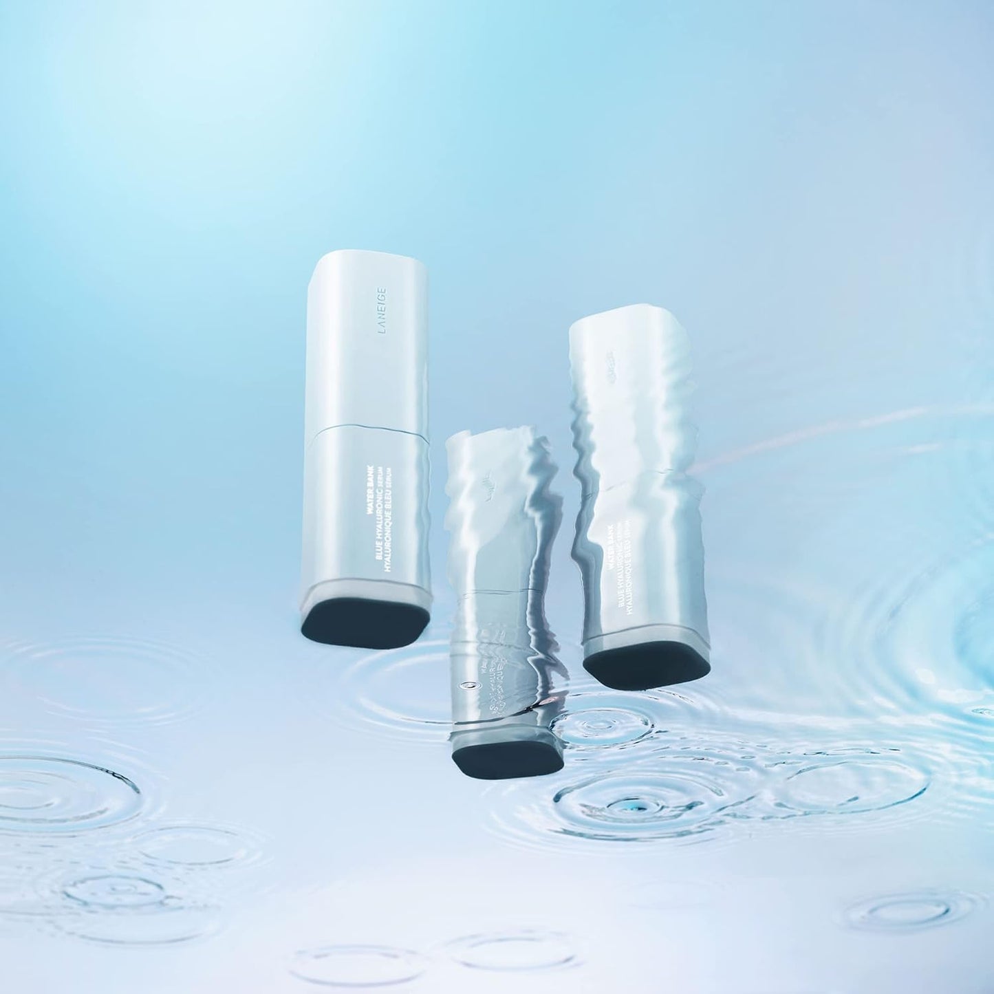 Dluxe Ave. LANEIGE Water Bank Blue Hyaluronic Serum: Peptides Green Tea Enzyme Hydrate Improve Skin Firmness
