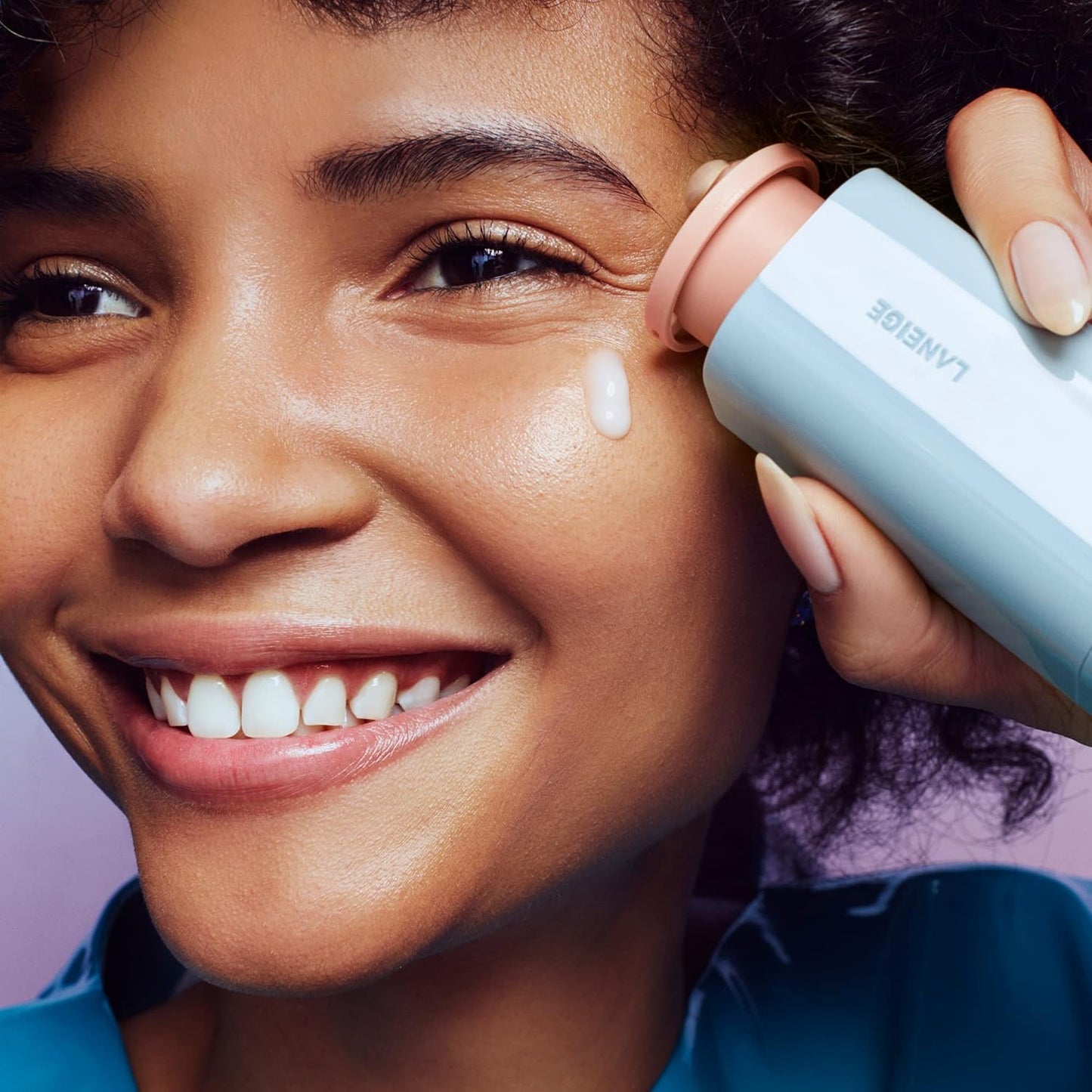 Dluxe Ave. LANEIGE Water Bank Blue Hyaluronic Serum: Peptides Green Tea Enzyme Hydrate Improve Skin Firmness