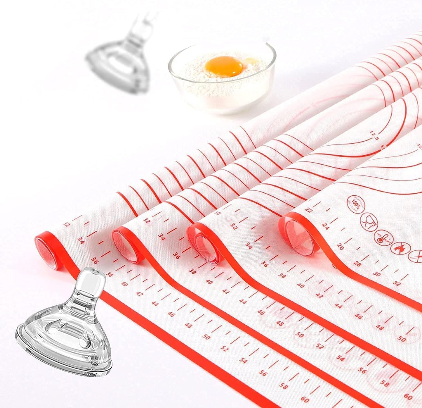 Dluxe Ave. 5 pcs Pizza Tool Set Pastry Mat (5 pcs)