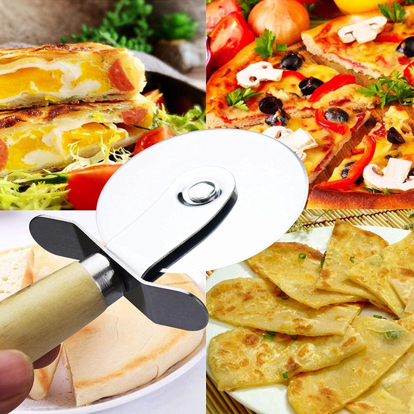 Dluxe Ave. 5 pcs Pizza Tool Set Pastry Mat (5 pcs)