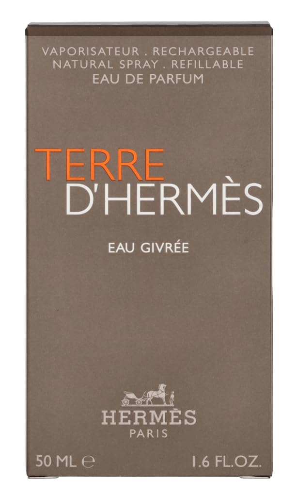 Dluxe Ave. Hermes Terre DHermes Eau Givree for Men - 1.6 oz EDP Spray (Refillable)