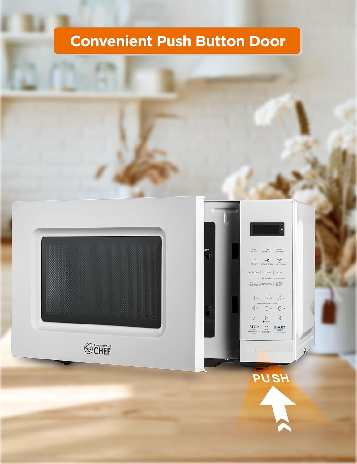 Dluxe Ave. 0.7 Cu Ft Microwave Digital Display White
