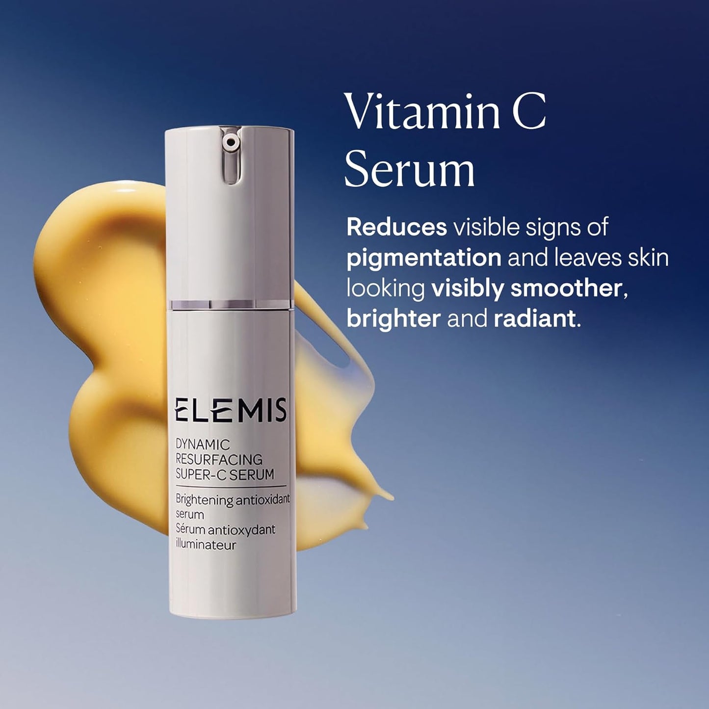 Dluxe Ave. ELEMIS Dynamic Resurfacing Super-C Serum Daily Anti-Aging Antioxidant Serum Brightens Refines and Illuminates Dull Skin with Vitamin C 30 mL