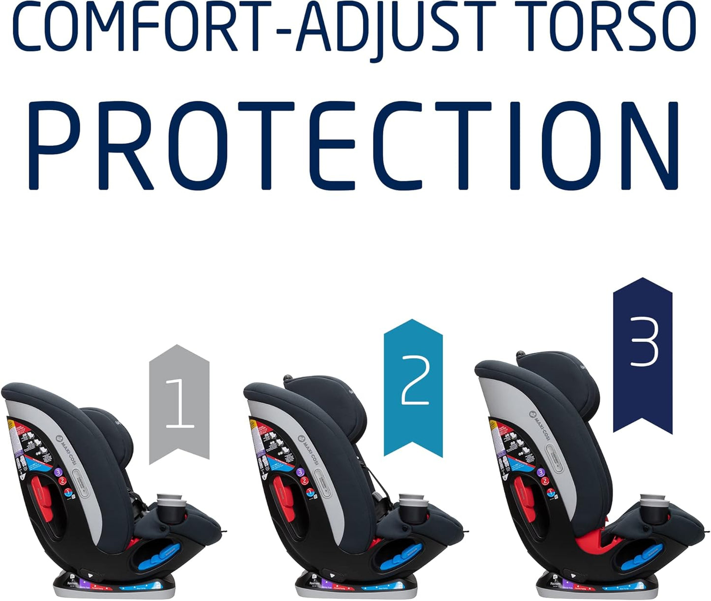 Dluxe Ave. Maxi-Cosi Magellan LiftFit Convertible Car Seat 5-in-1 Converts from Rear Facing Car Seat to Forward Facing Car Seat and Booster Car Seat (5-100 lbs) From Birth to 10 Years Essential Graphite