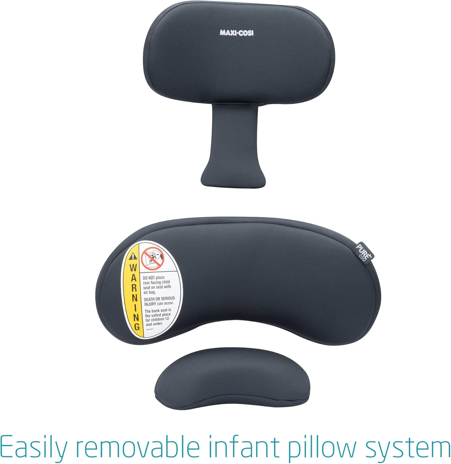 Dluxe Ave. Maxi-Cosi Magellan LiftFit Convertible Car Seat 5-in-1 Converts from Rear Facing Car Seat to Forward Facing Car Seat and Booster Car Seat (5-100 lbs) From Birth to 10 Years Essential Graphite